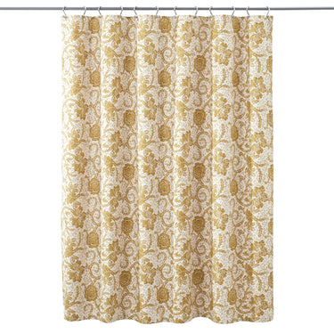 Dorset Gold Floral Shower Curtain 72